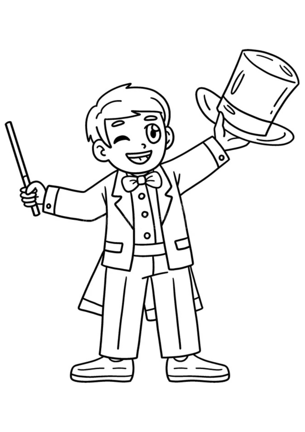 Desenho para Colorir Mágico