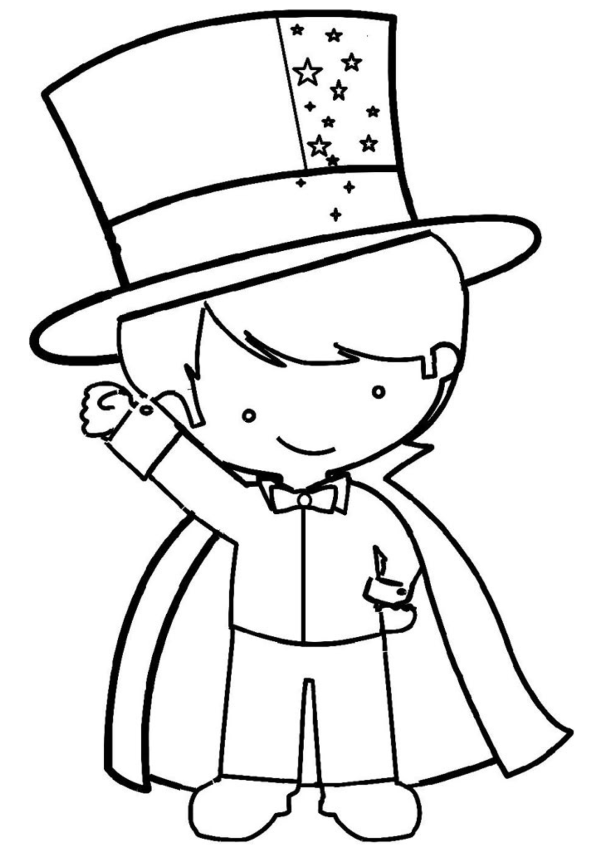 Desenho para Colorir Mágico