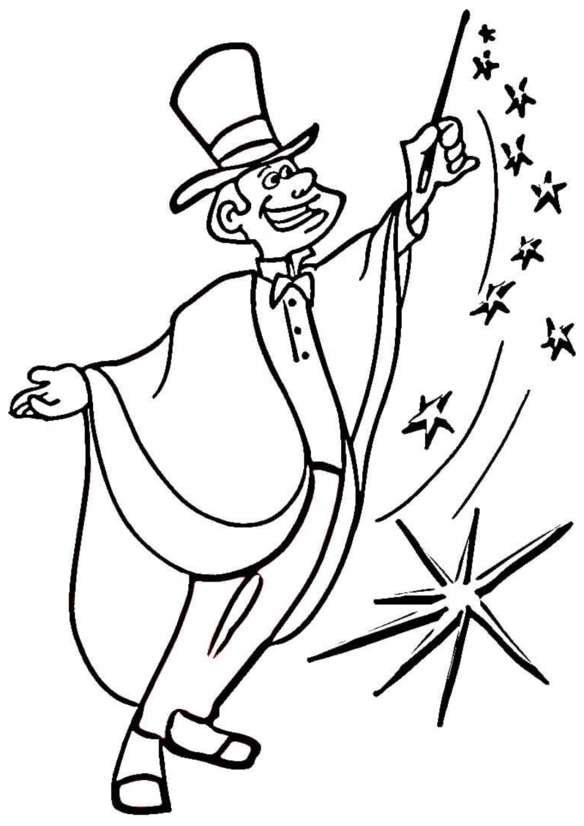 Desenho para Colorir Mágico