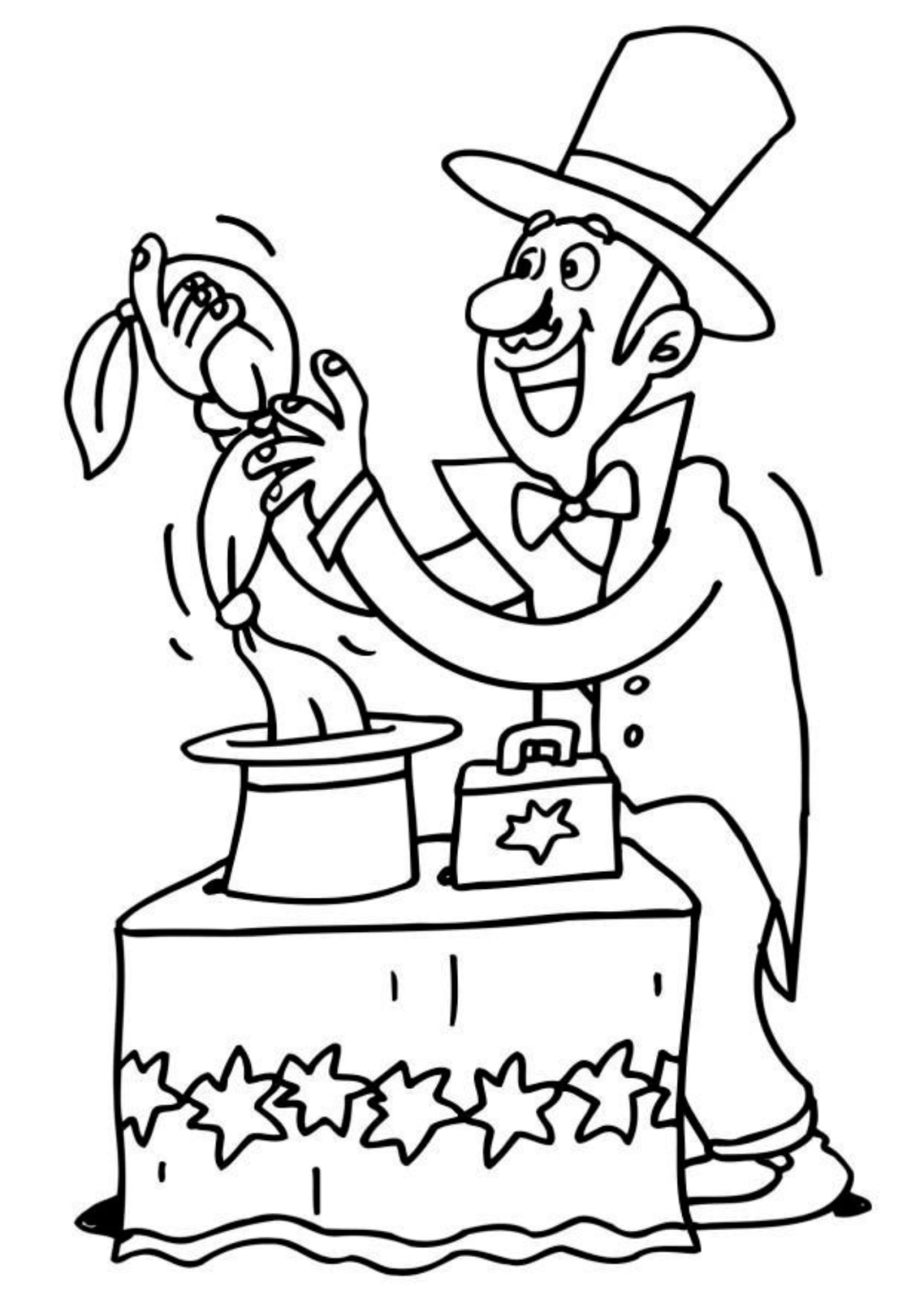 Desenho para Colorir Mágico