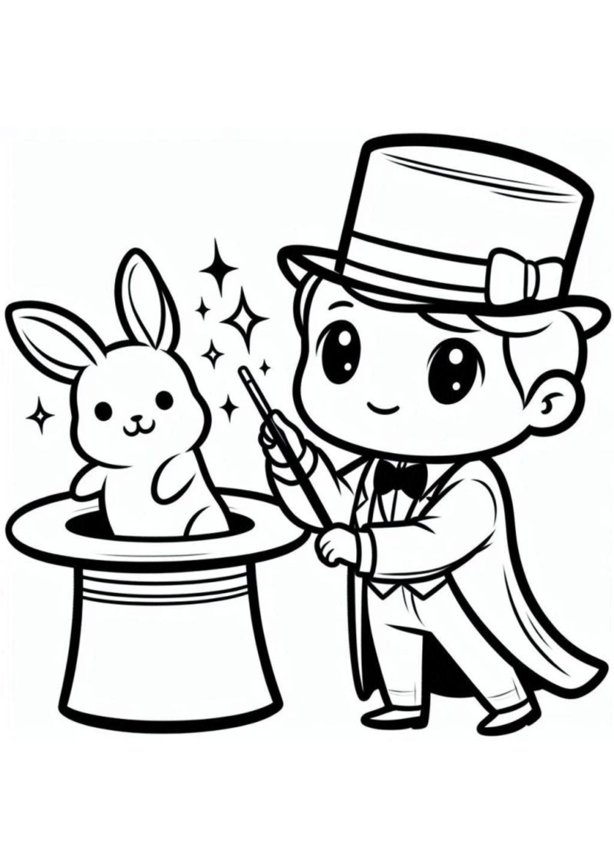 Desenho para Colorir Mágico