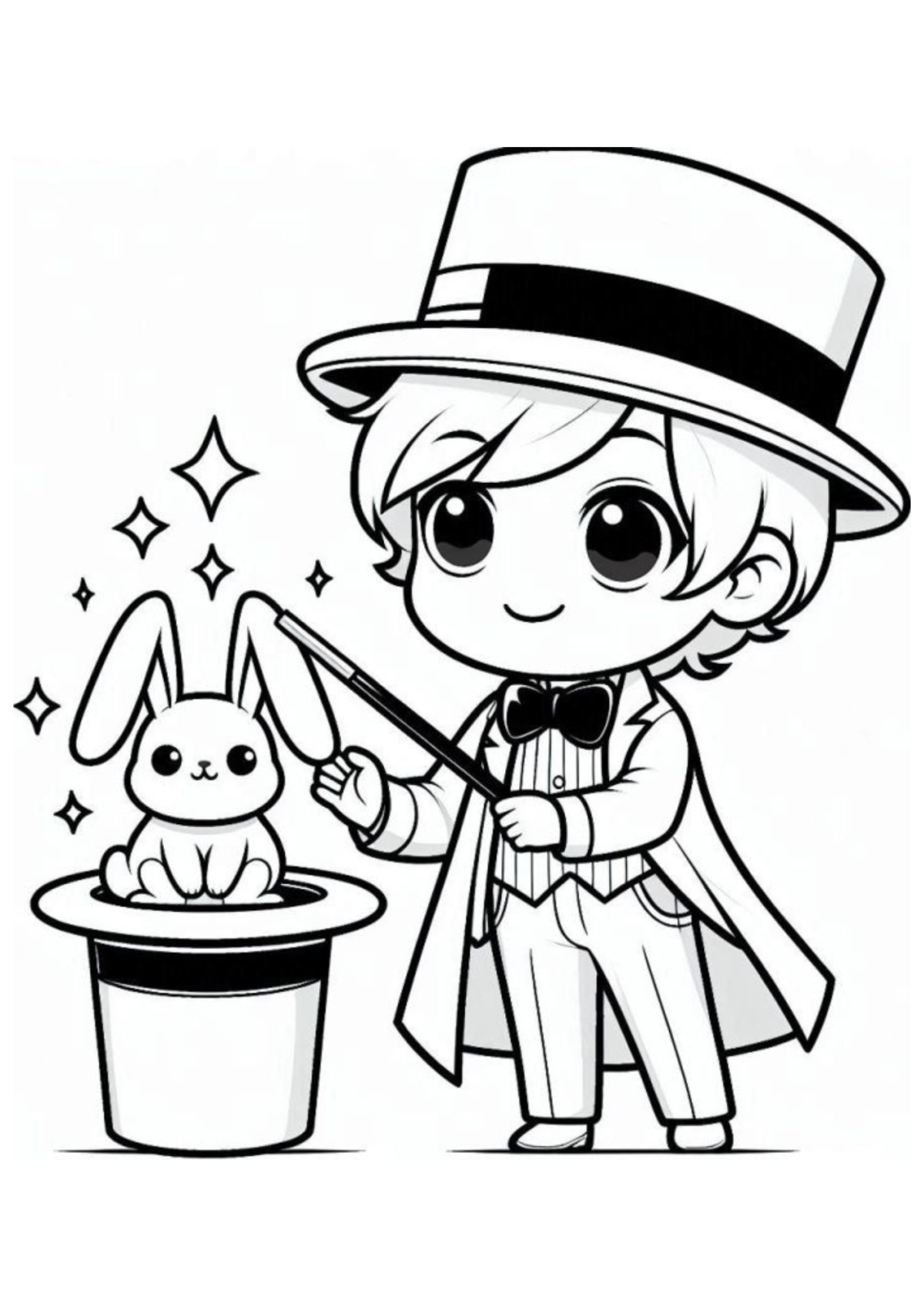 Desenho para Colorir Mágico