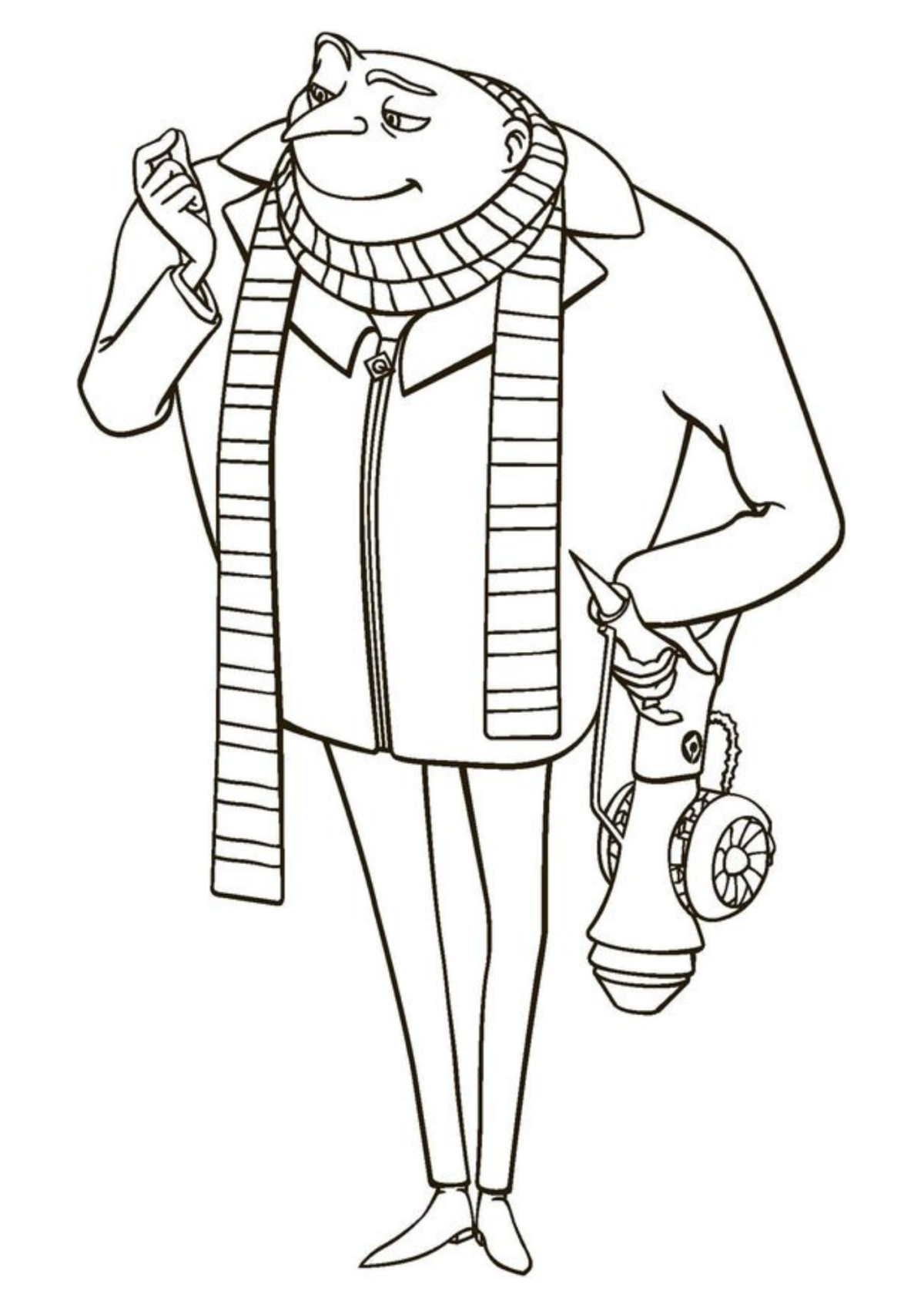 Desenho para Colorir Meu Malvado Favorito
