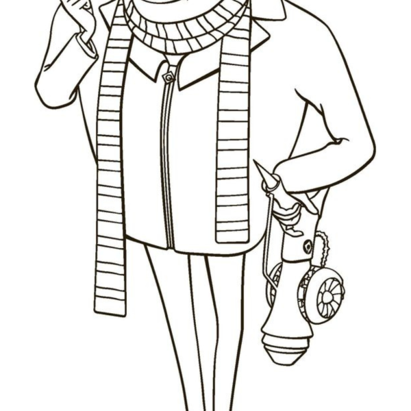 Desenho para Colorir Meu Malvado Favorito