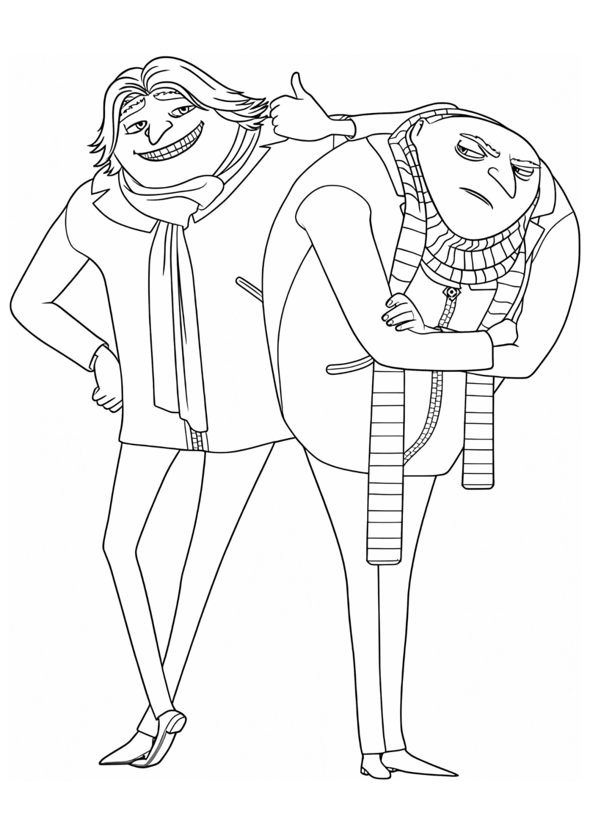 Desenho para Colorir Meu Malvado Favorito