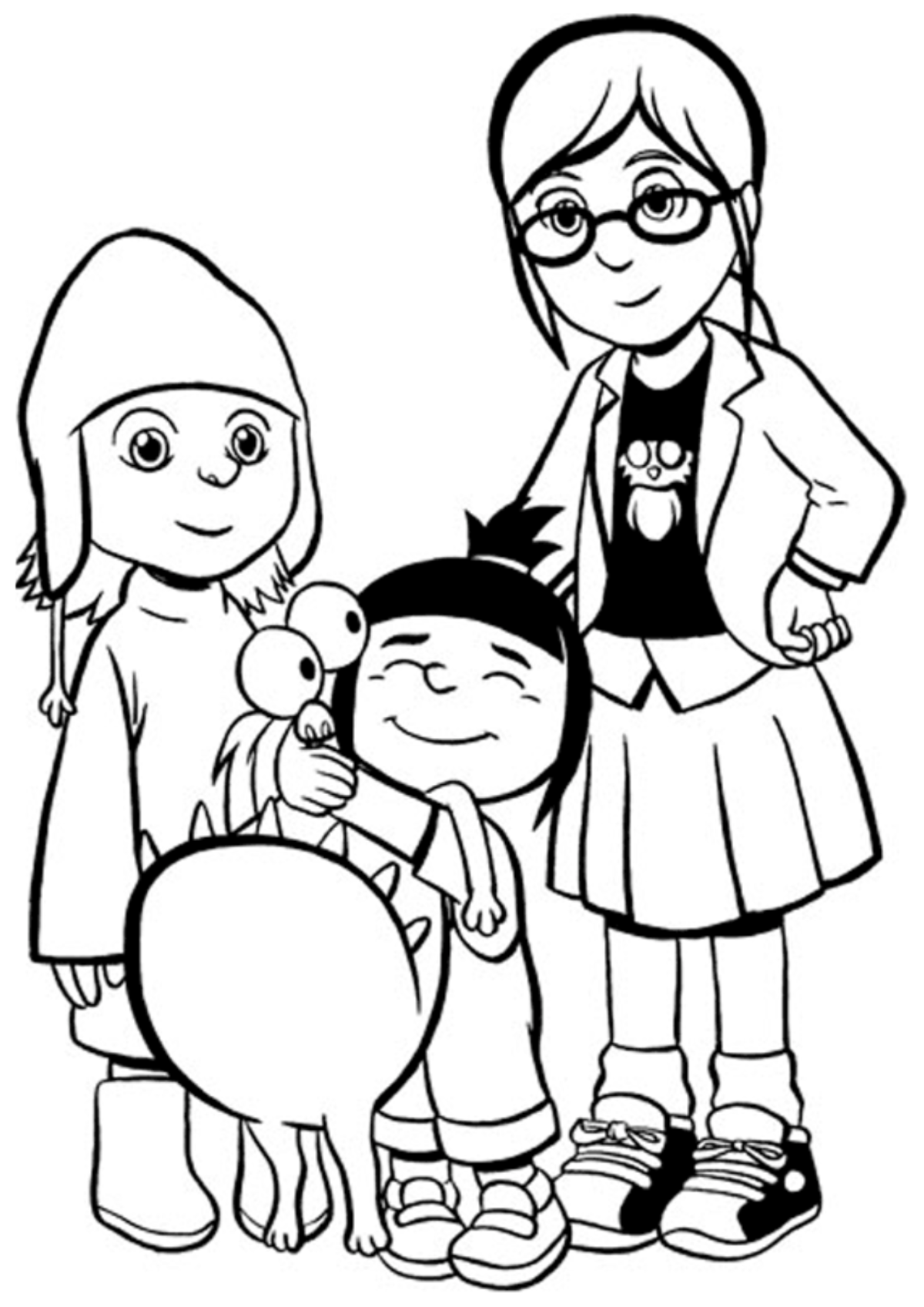 Desenho para Colorir Meu Malvado Favorito