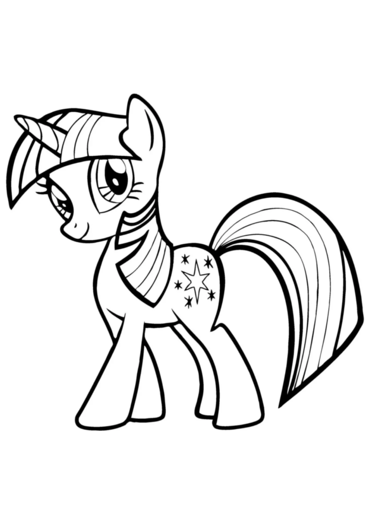 Desenho para Colorir My Little Pony