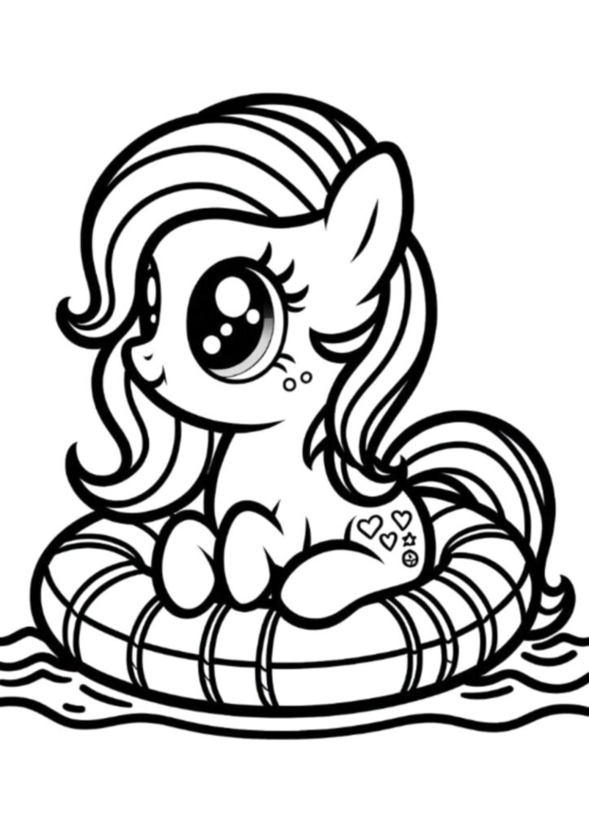Desenho para Colorir My Little Pony