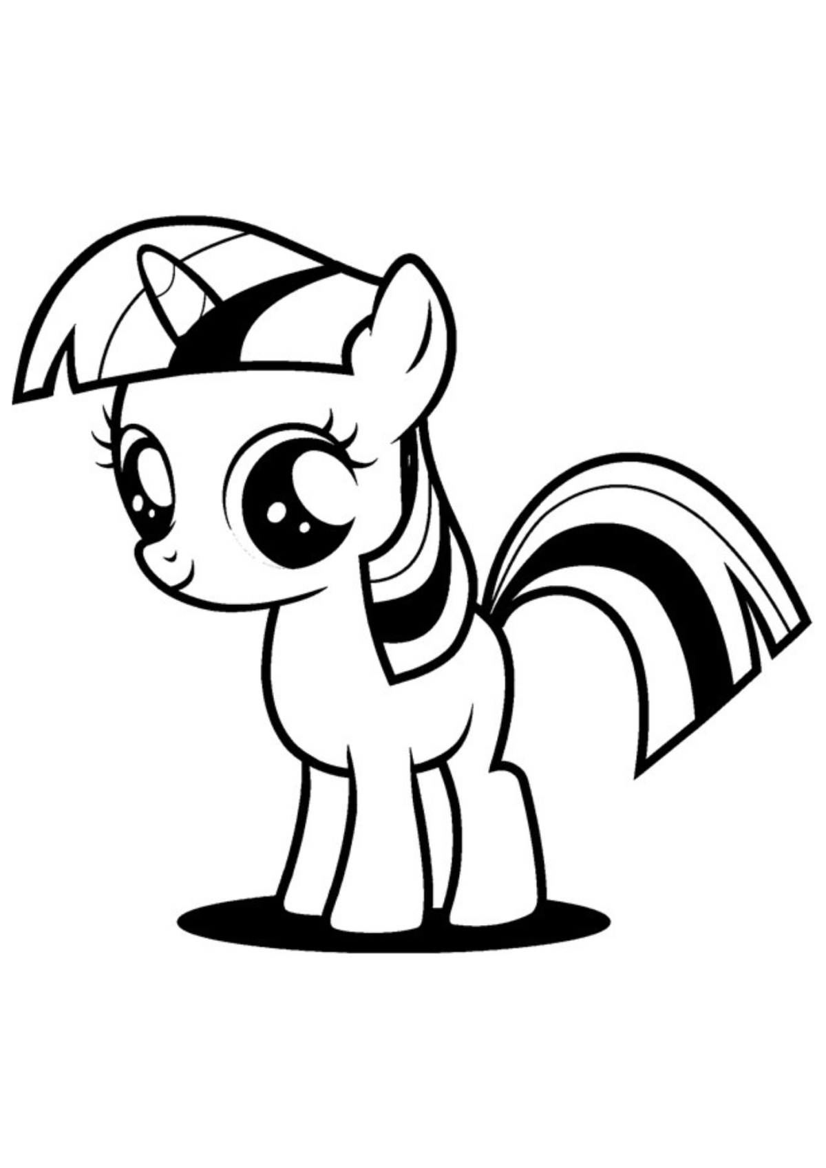 Desenho para Colorir My Little Pony