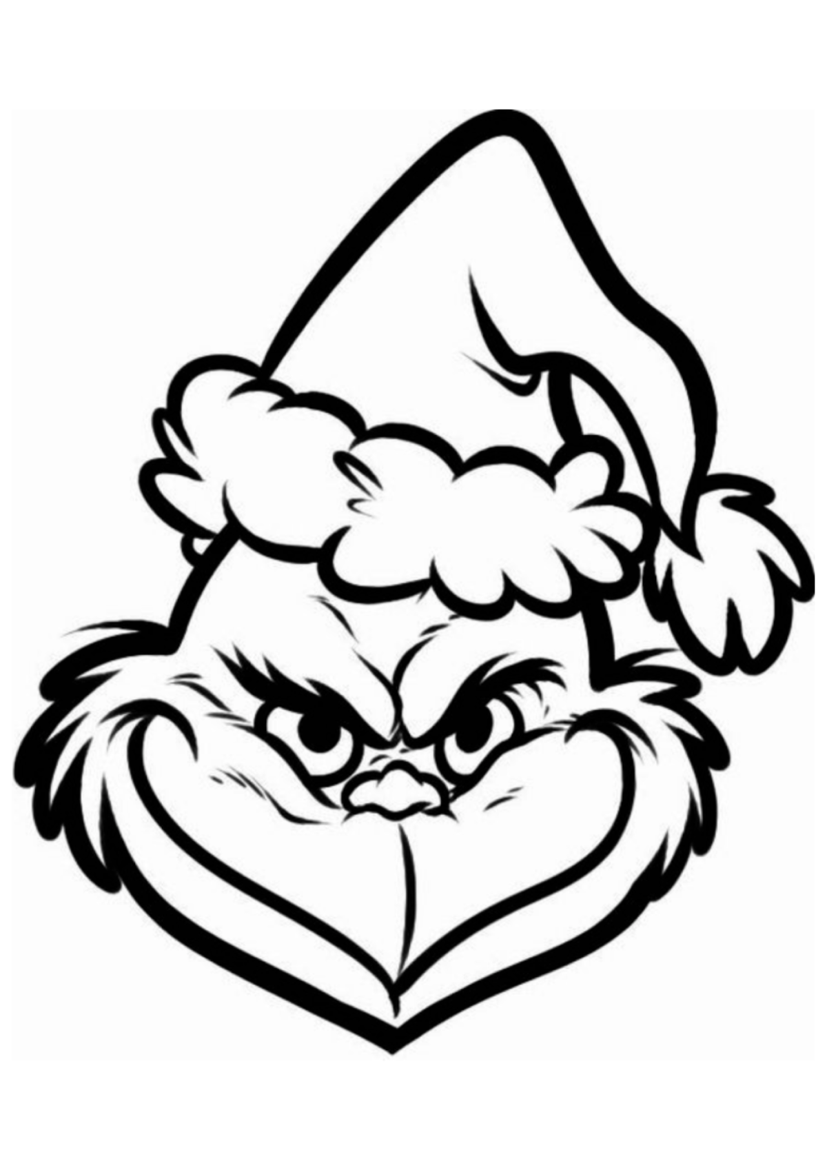 Desenho para Colorir O Grinch