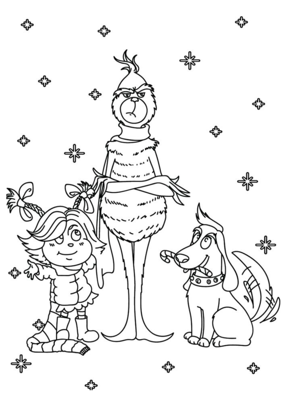 Desenho para Colorir O Grinch