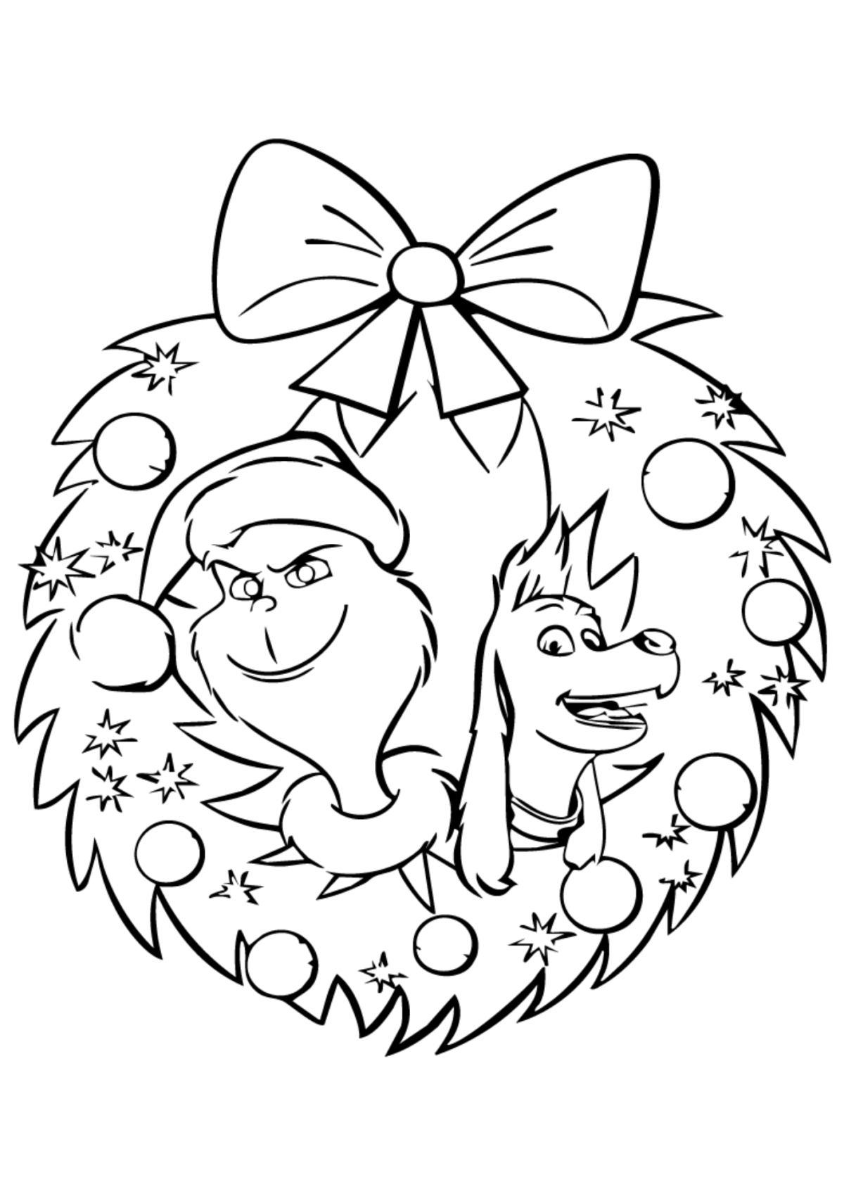 Desenho para Colorir O Grinch