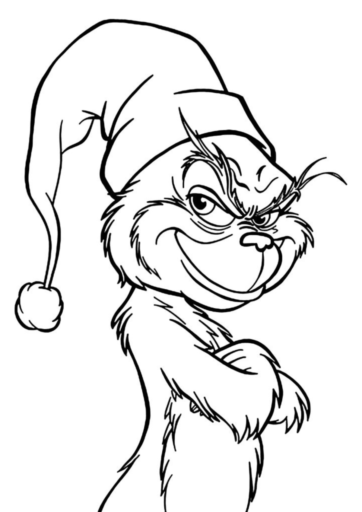 Desenho para Colorir O Grinch