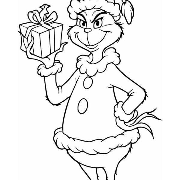 Desenho para Colorir O Grinch