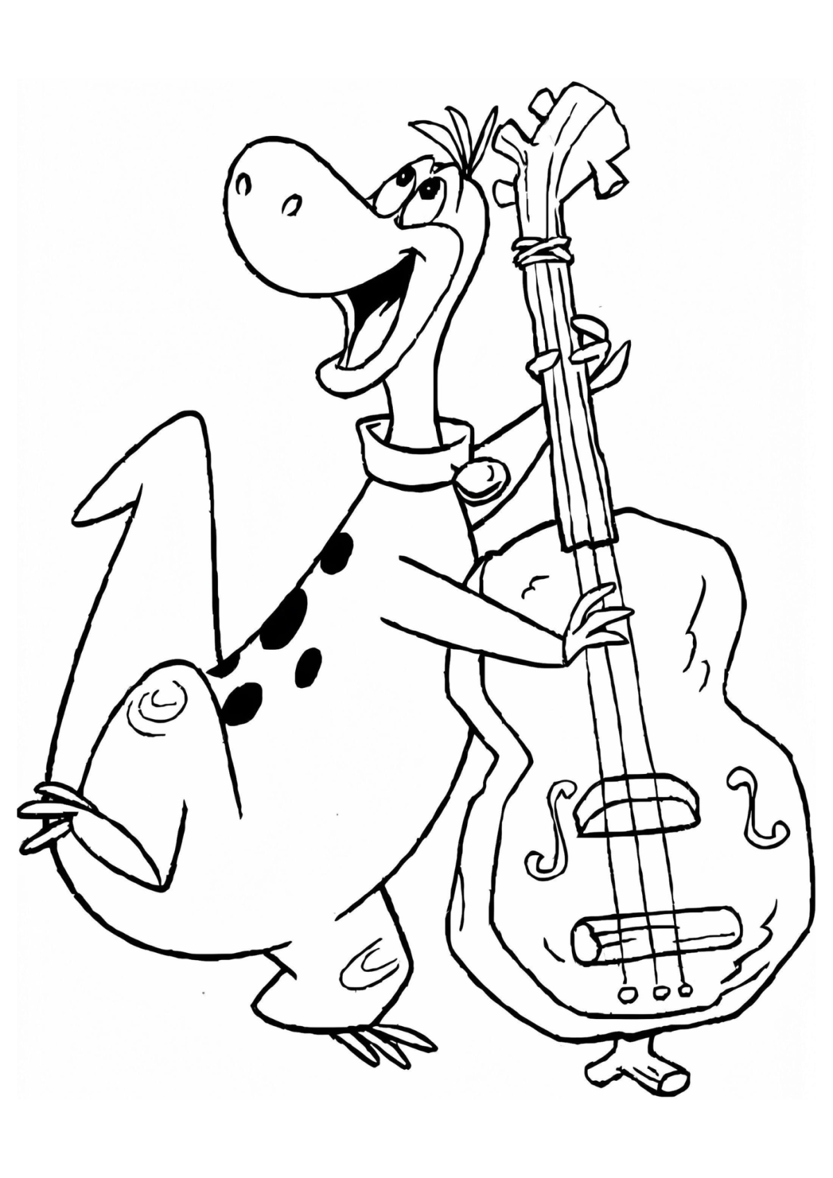 Desenho para Colorir Os Flintstones