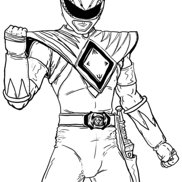 Desenho para Colorir Power Rangers