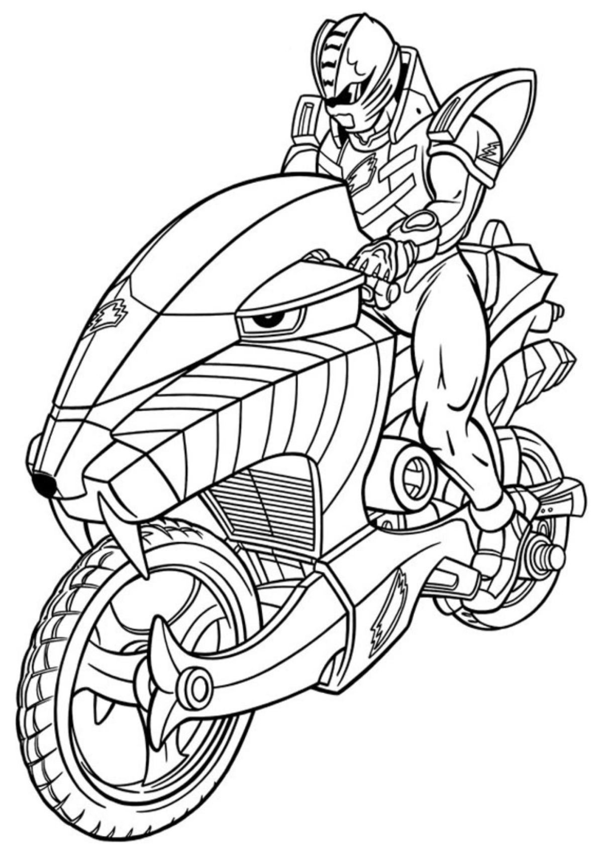 Desenho para Colorir Power Rangers