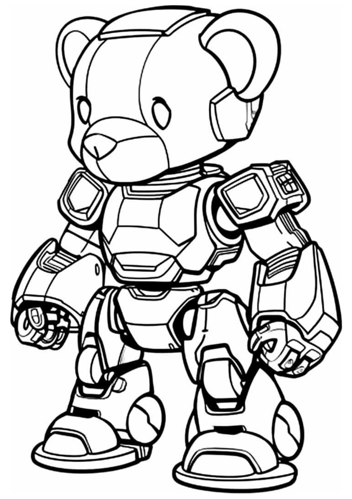 Desenho para Colorir Robô