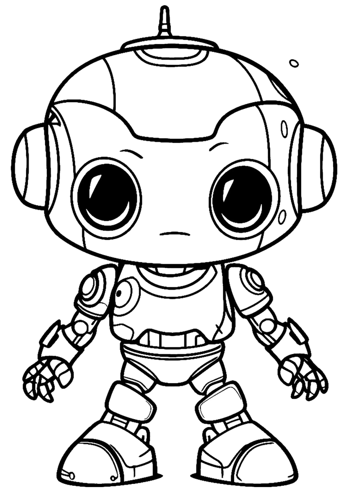 Desenho para Colorir Robô