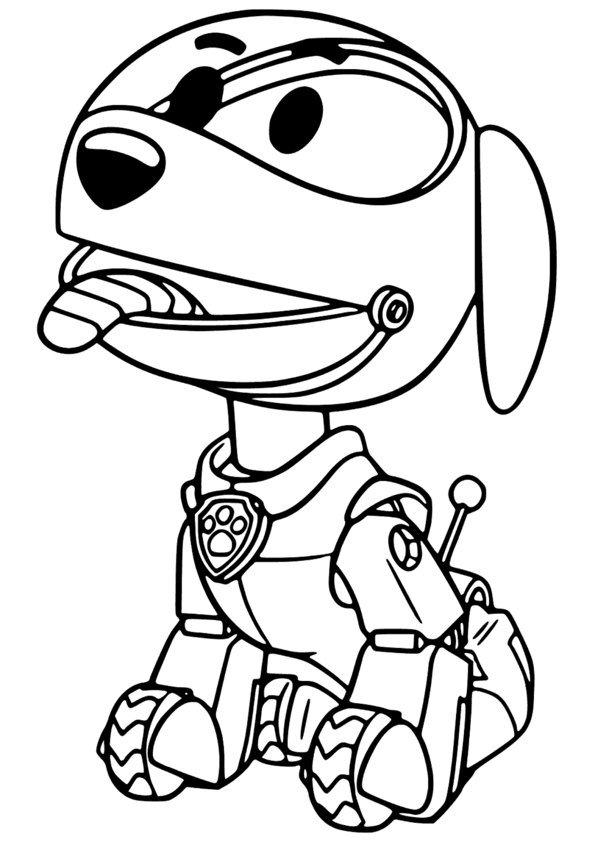 Desenho para Colorir Robô