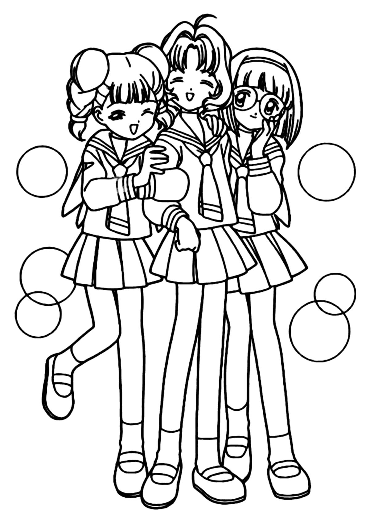 Desenho para Colorir Sailor Moon