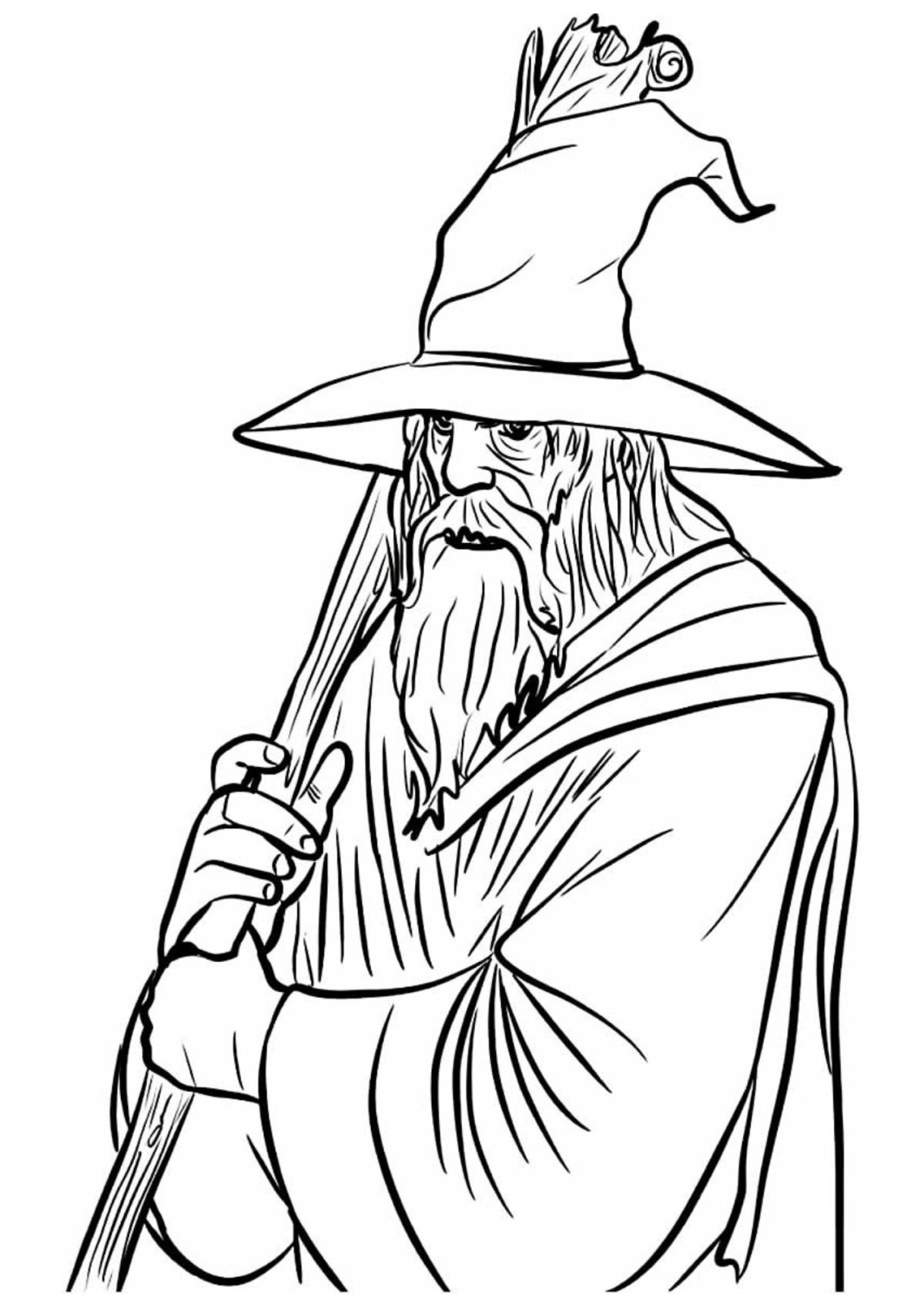 Desenho para Colorir Senhor dos Anéis