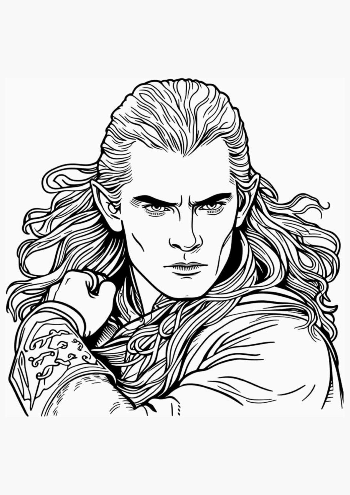 Desenho para Colorir Senhor dos Anéis