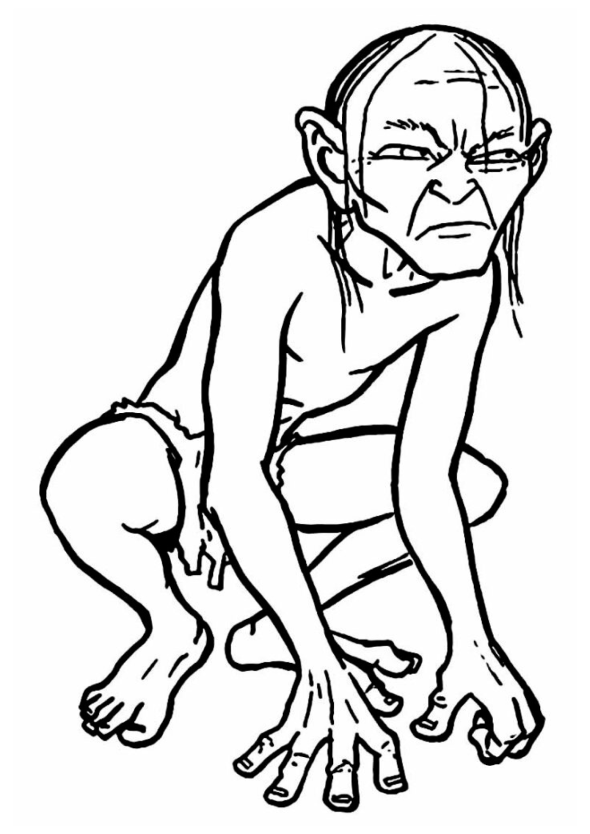Desenho para Colorir Senhor dos Anéis
