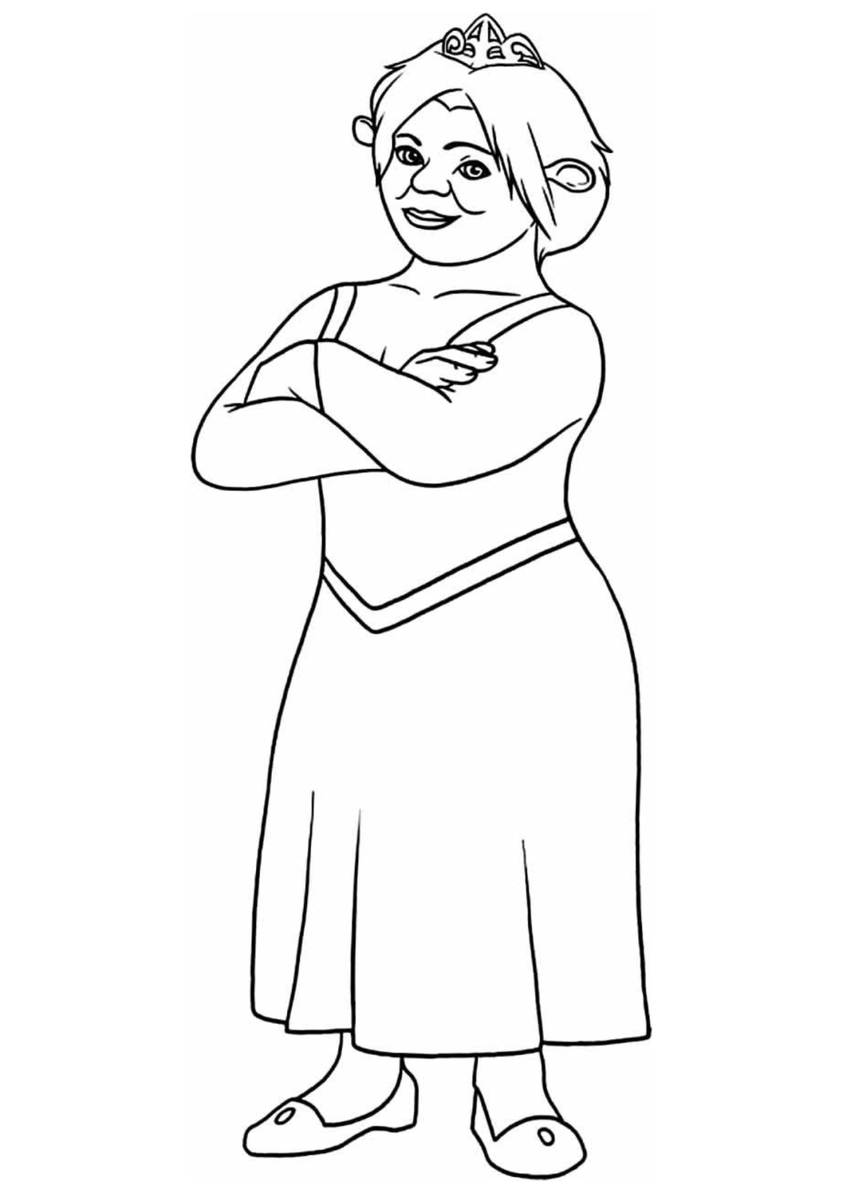 Desenho para Colorir Shrek