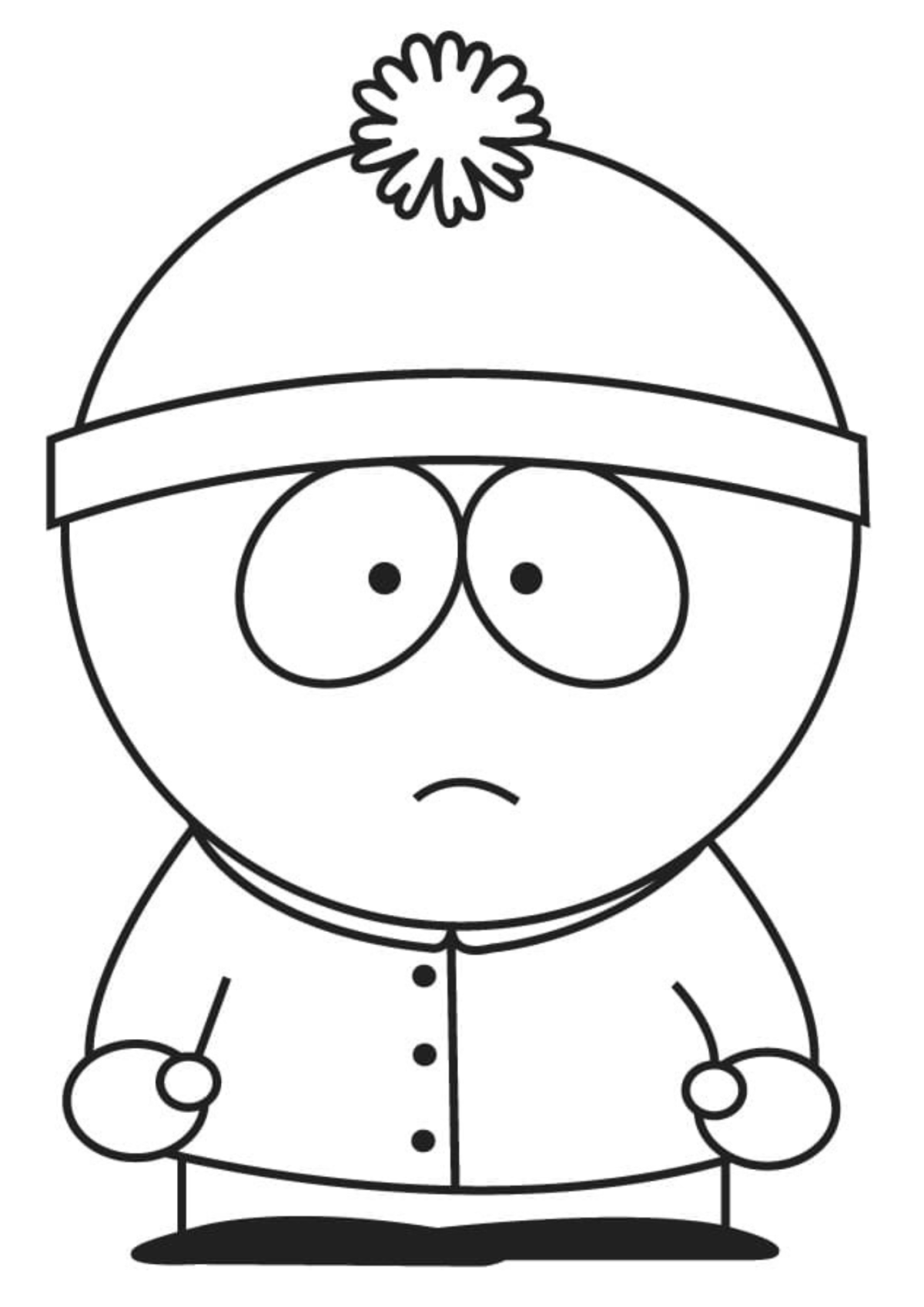 Desenho para Colorir South Park