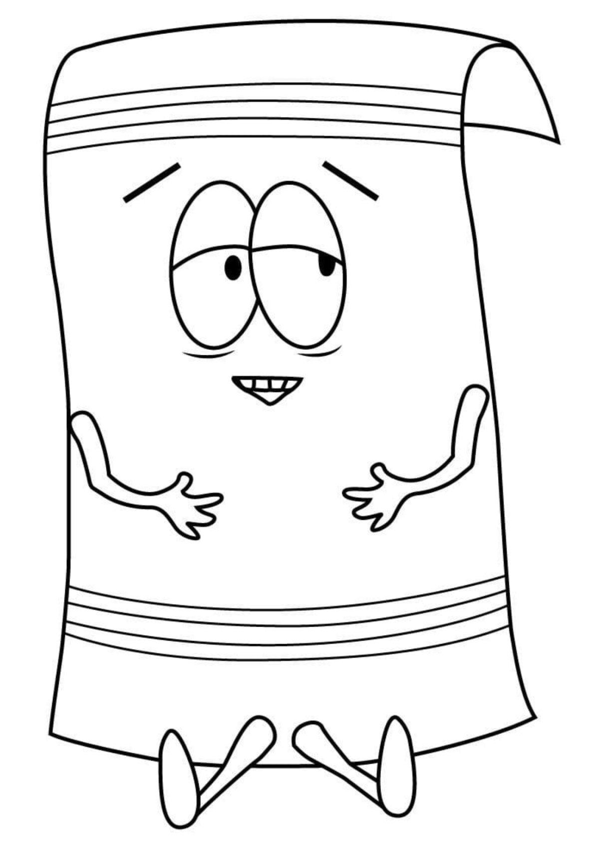 Desenho para Colorir South Park