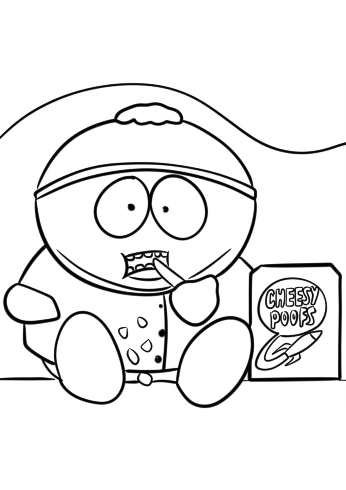 Desenho para Colorir South Park