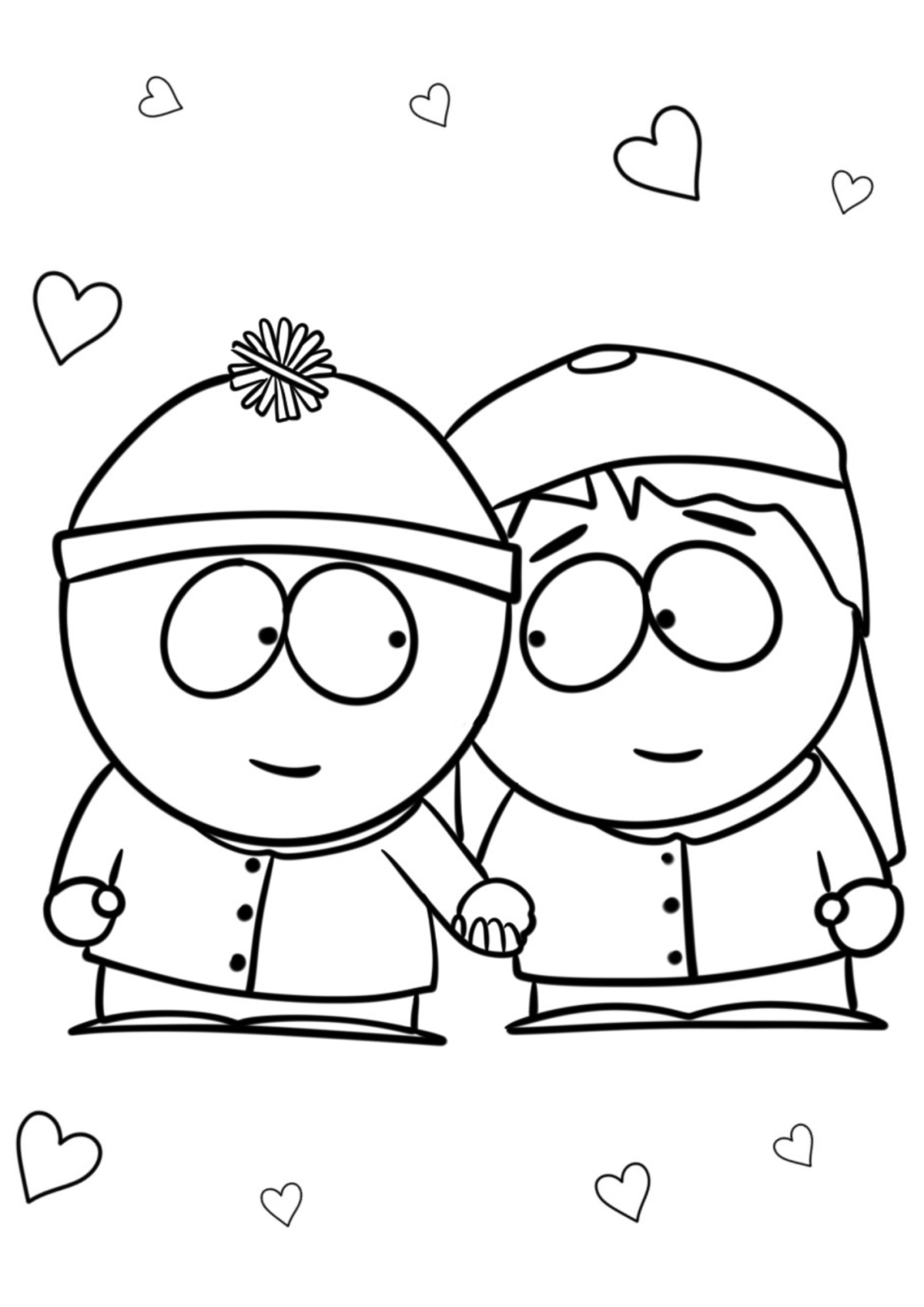 Desenho para Colorir South Park