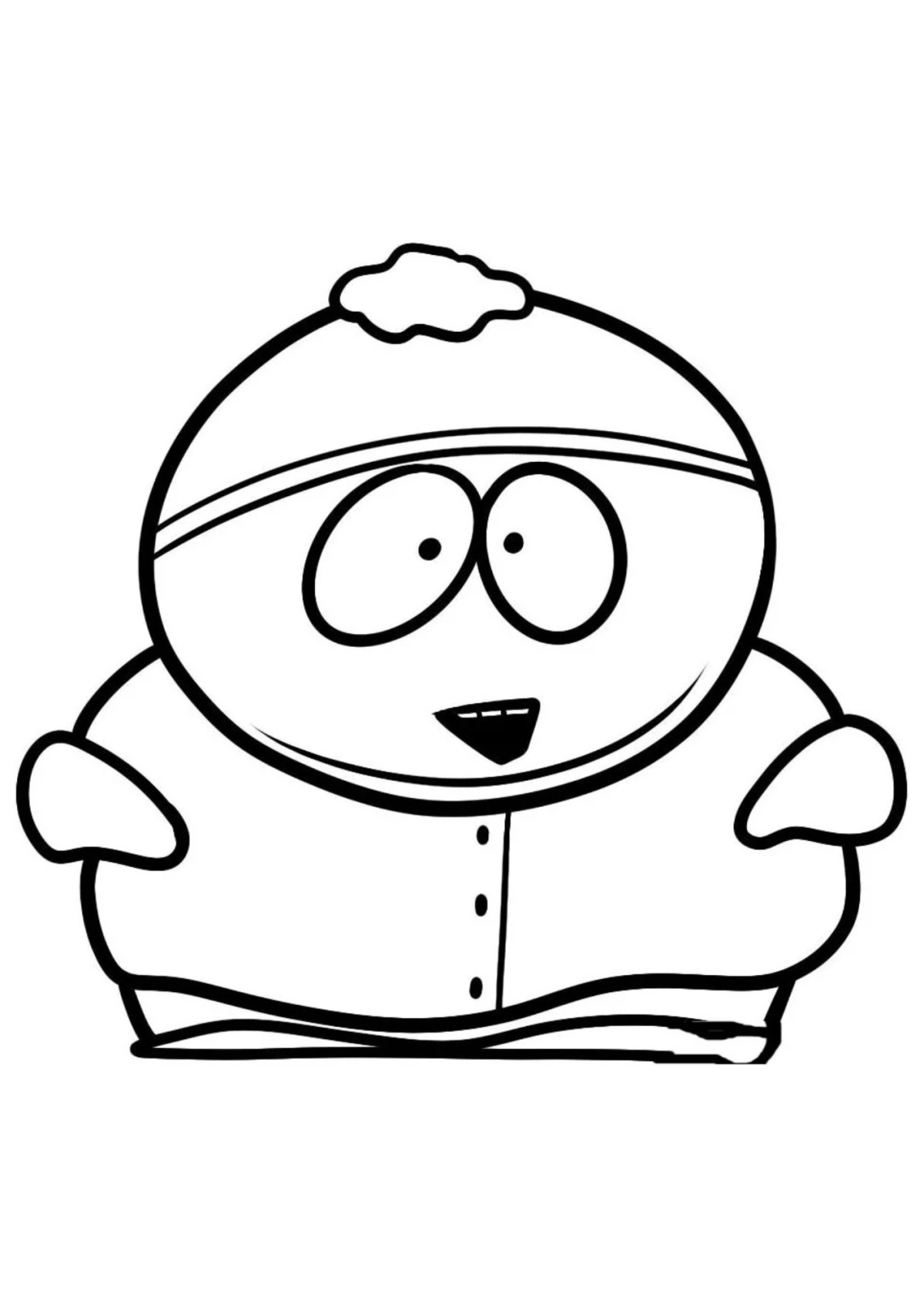 Desenho para Colorir South Park