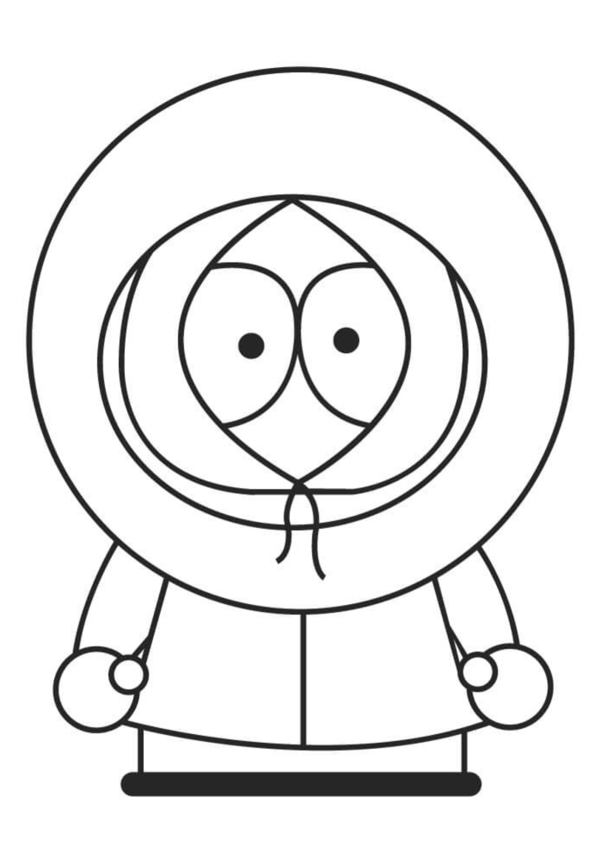 Desenho para Colorir South Park