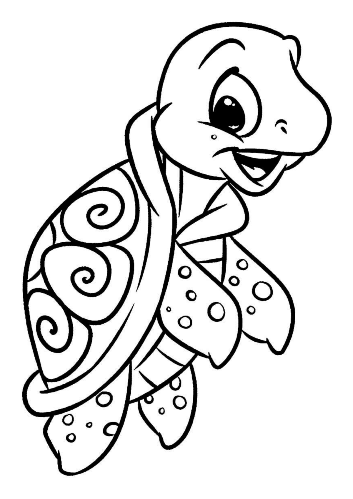 Desenho para Colorir Tartaruga