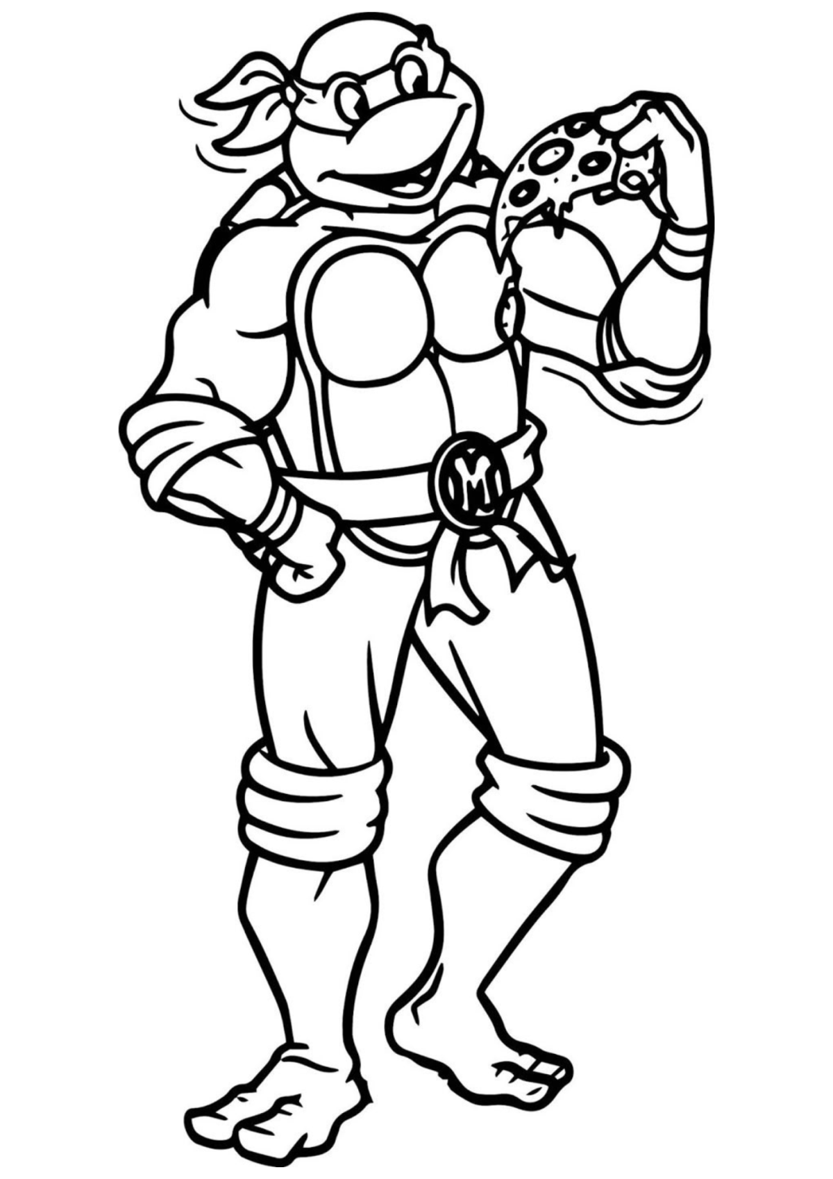 Desenho para Colorir Tartarugas Ninja