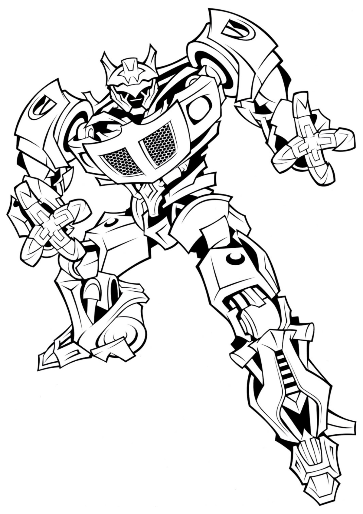 Desenho para Colorir Transformers
