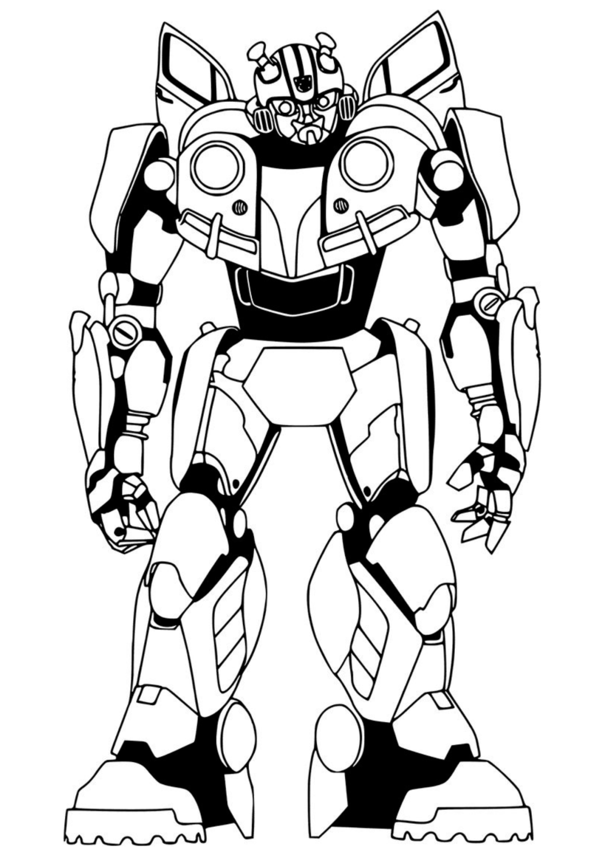 Desenho para Colorir Transformers