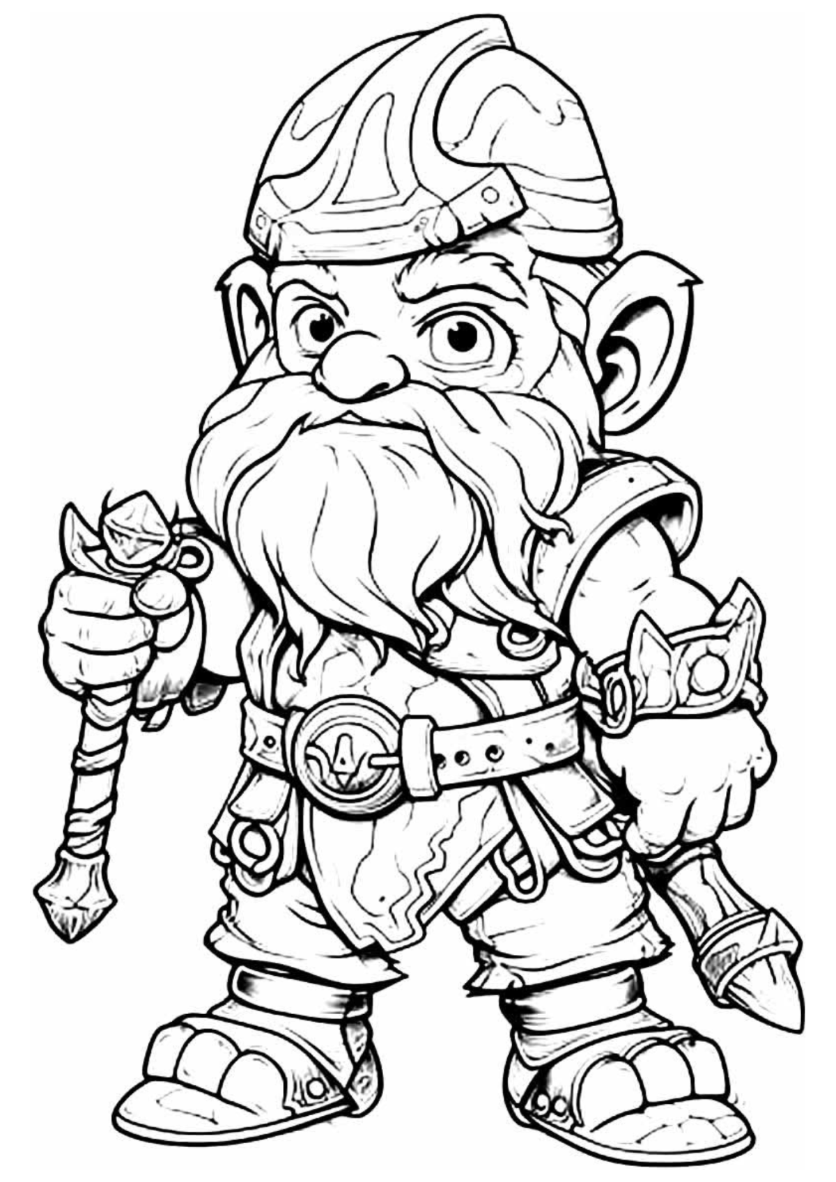 Desenho para Colorir World of Warcraft