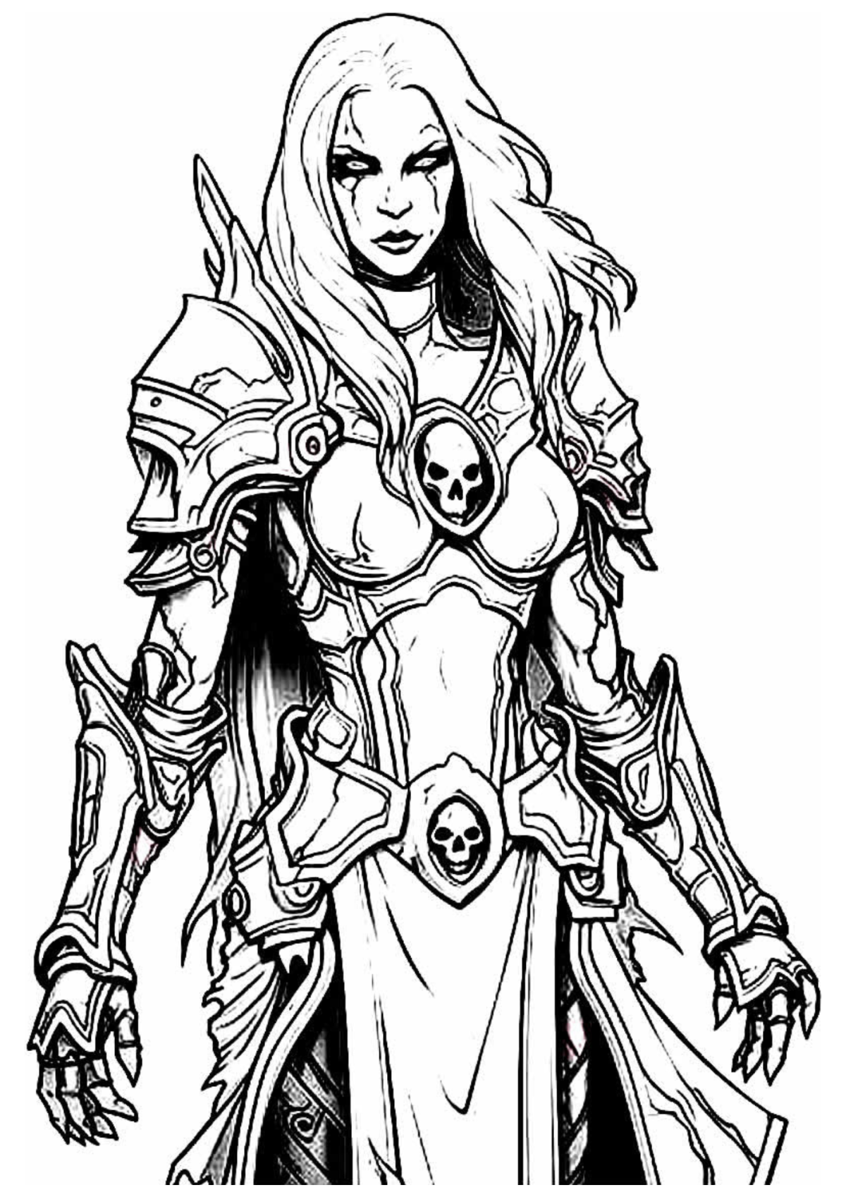 Desenho para Colorir World of Warcraft
