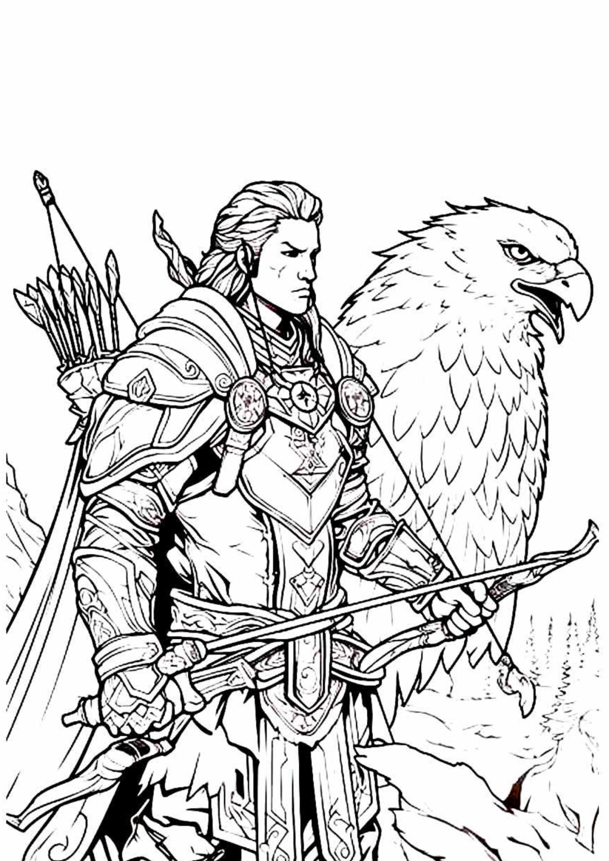 Desenho para Colorir World of Warcraft