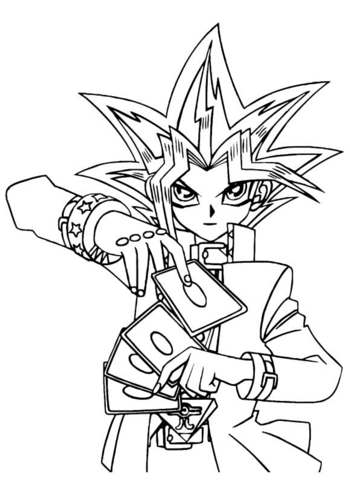 Desenho para Colorir Yu Gi Oh