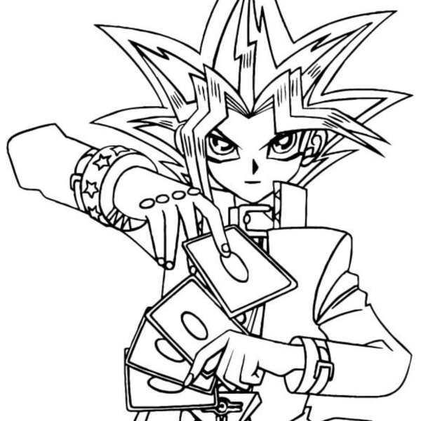 Desenho para Colorir Yu Gi Oh