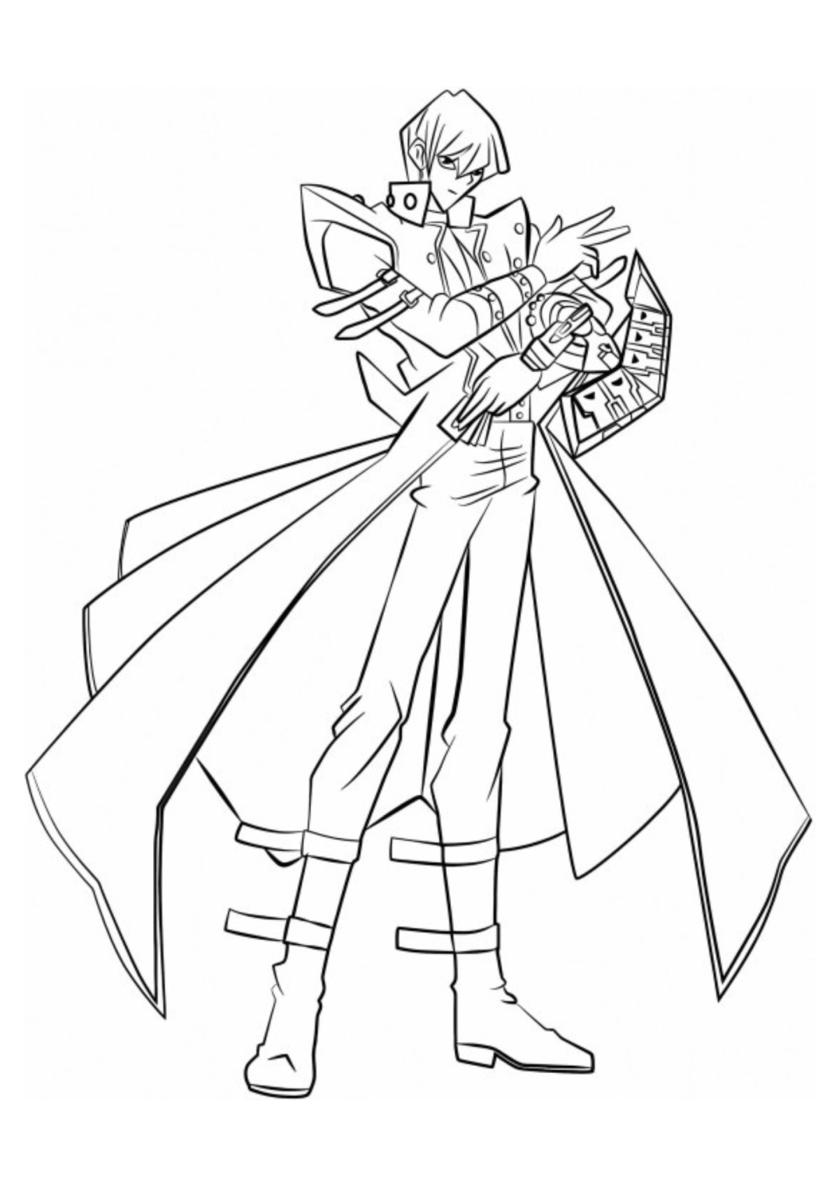 Desenho para Colorir Yu Gi Oh