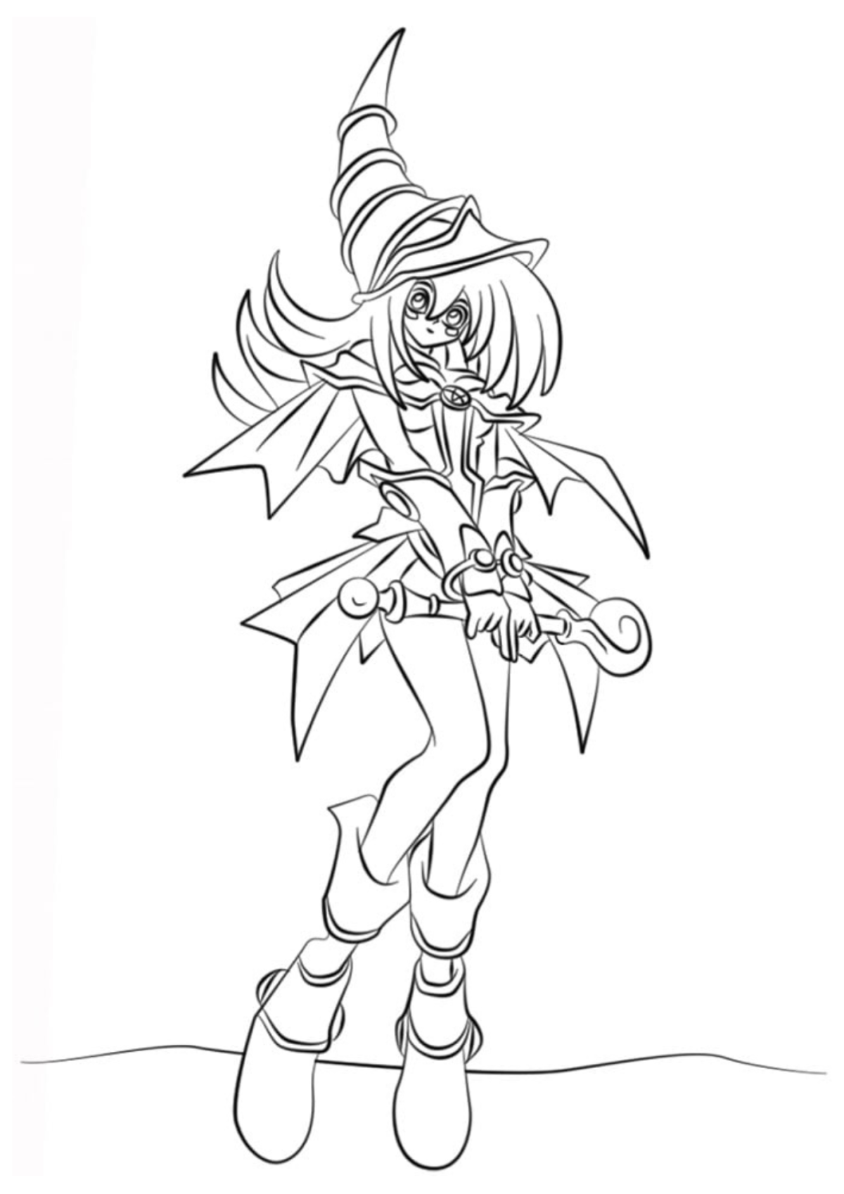 Desenho para Colorir Yu Gi Oh