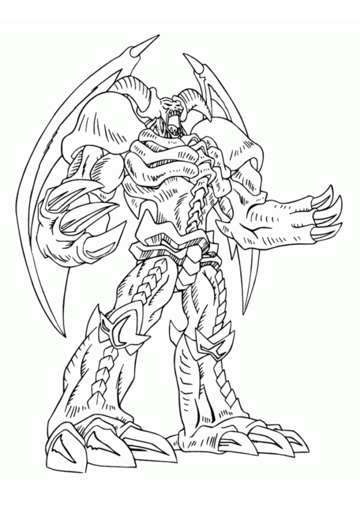 Desenho para Colorir Yu Gi Oh