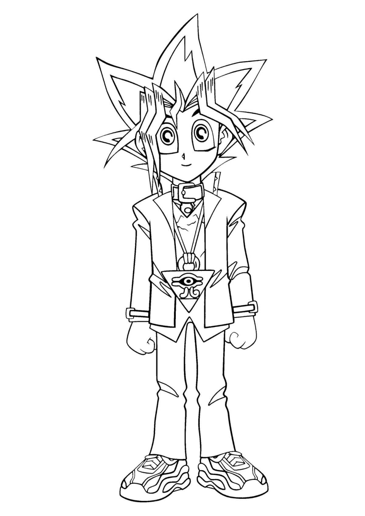 Desenho para Colorir Yu Gi Oh