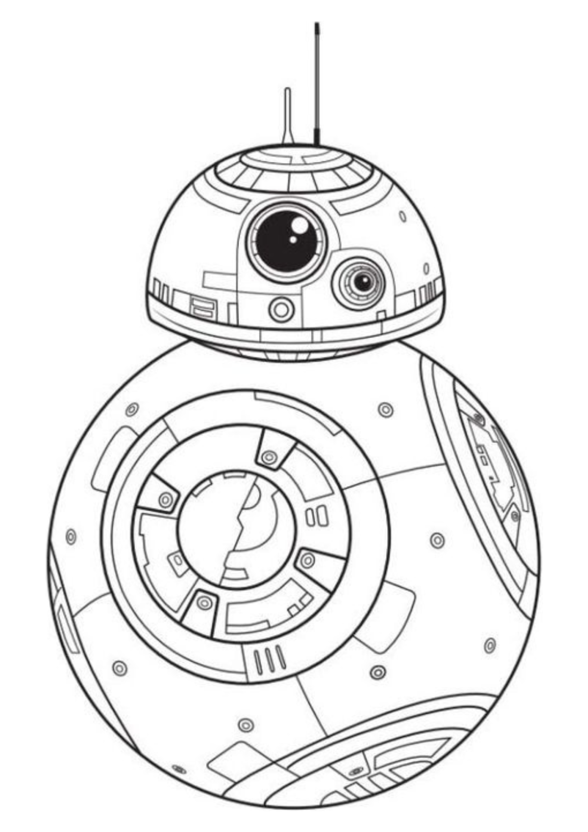 Desenho para Colorir BB-8