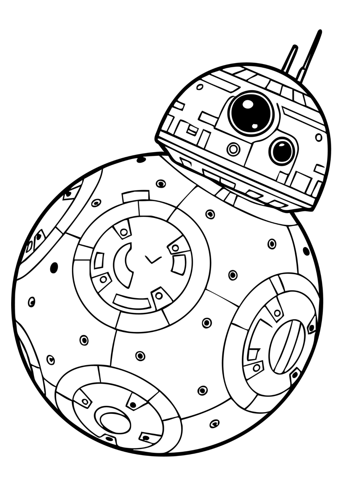 Desenho para Colorir BB-8